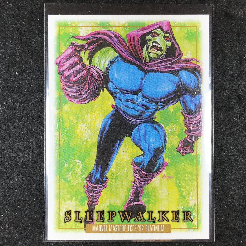 2024 Marvel Masterpieces '92 Platinum SLEEPWALKER Base Wood #89
