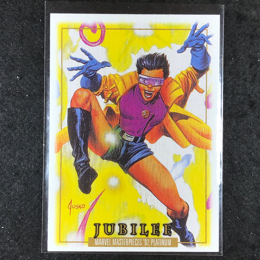 2024 Marvel Masterpieces '92 Platinum JUBILEE Base Wood #100