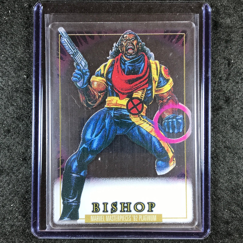 2024 Marvel Masterpieces '92 Platinum BISHOP Base Plexi #6
