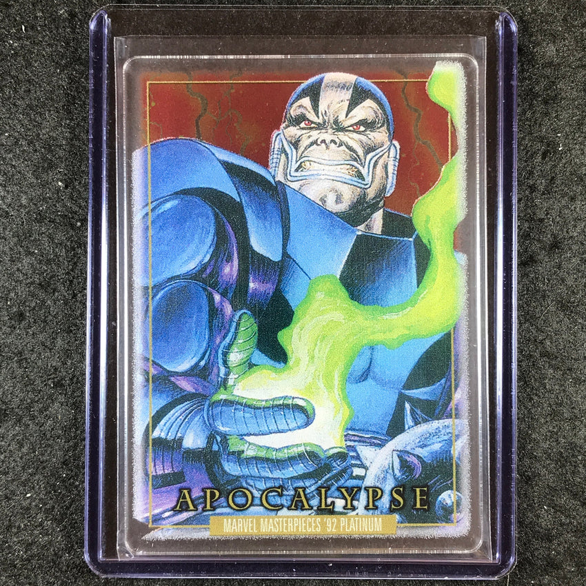 2024 Marvel Masterpieces '92 Platinum APOCALYPSE Base Plexi #9