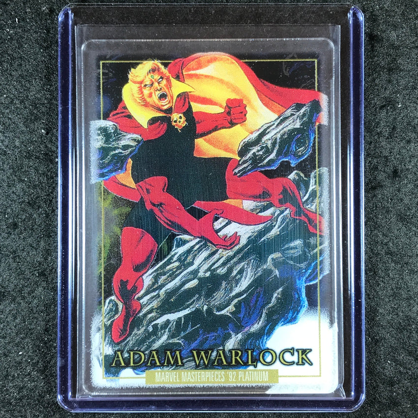 2024 Marvel Masterpieces '92 Platinum ADAM WARLOCK Base Plexi #10