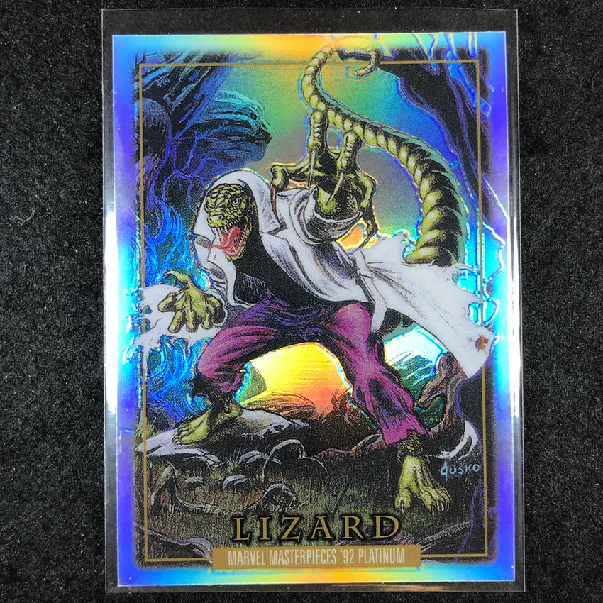 2024 Marvel Masterpieces '92 Platinum LIZARD Base Rainbow #41