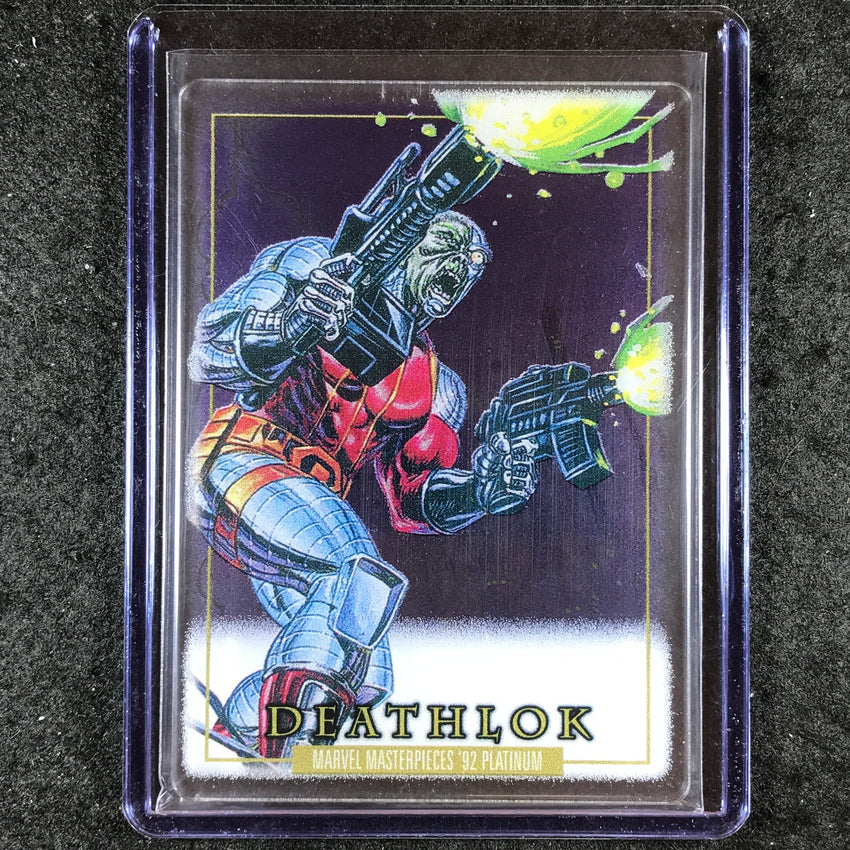 2024 Marvel Masterpieces '92 Platinum DEATHLOK Base Plexi #28