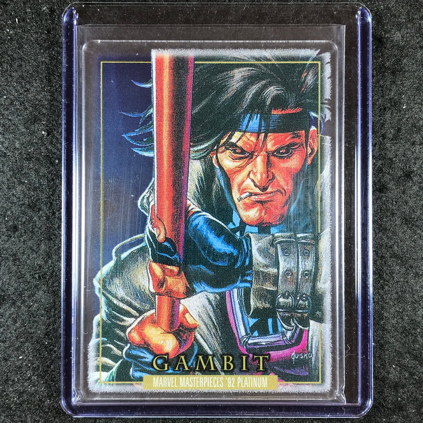 2024 Marvel Masterpieces '92 Platinum GAMBIT Base Plexi #29