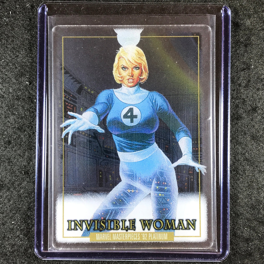 2024 Marvel Masterpieces '92 Platinum INVISIBLE WOMAN Base Plexi #39