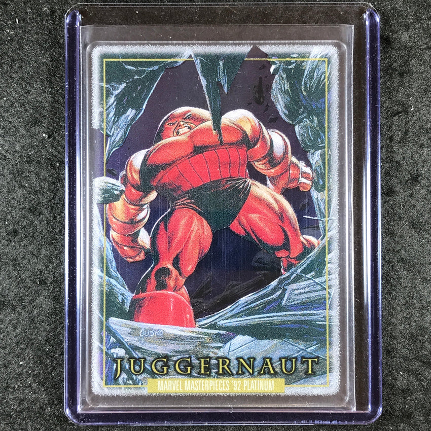 2024 Marvel Masterpieces '92 Platinum JUGGERNAUT Base Plexi #45