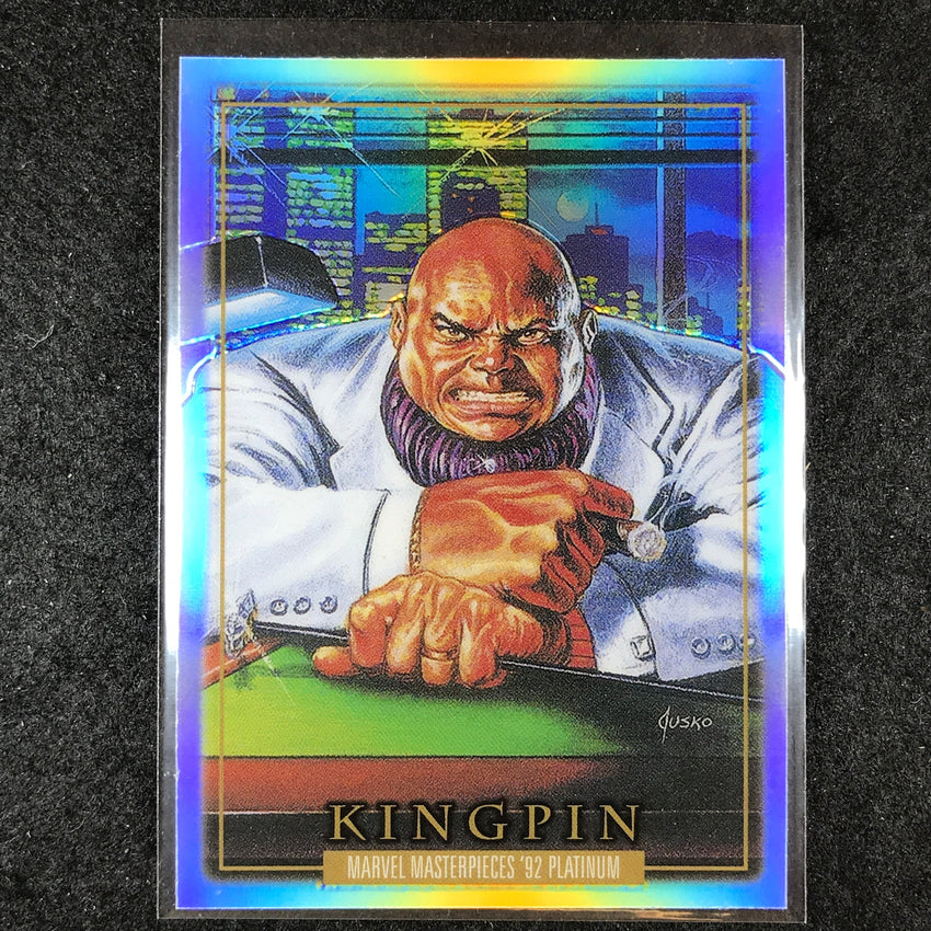2024 Marvel Masterpieces '92 Platinum KINGPIN Base Rainbow #43