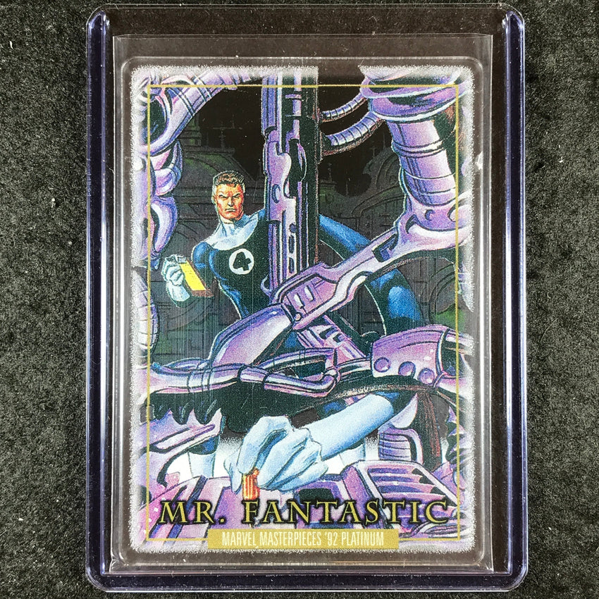 2024 Marvel Masterpieces '92 Platinum MR. FANTASTIC Base Plexi #59