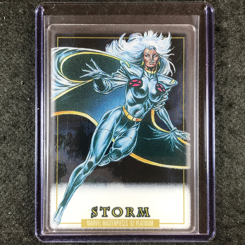 2024 Marvel Masterpieces '92 Platinum STORM Base Plexi #86