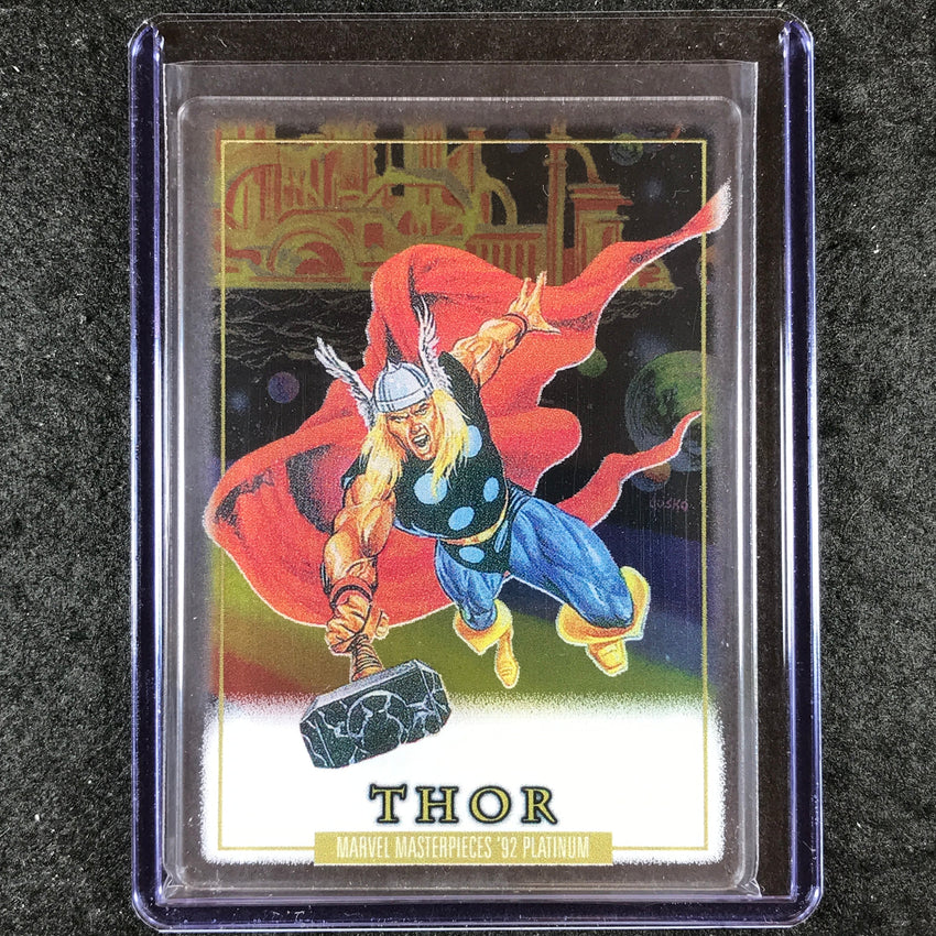 2024 Marvel Masterpieces '92 Platinum THOR Base Plexi #92