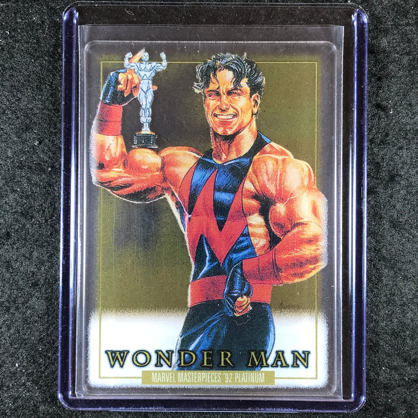 2024 Marvel Masterpieces '92 Platinum WONDER MAN Base Plexi #93