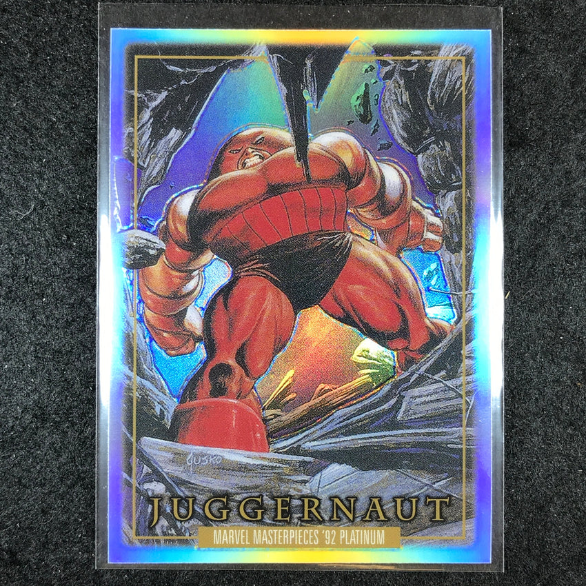 2024 Marvel Masterpieces '92 Platinum JUGGERNAUT Base Rainbow #45