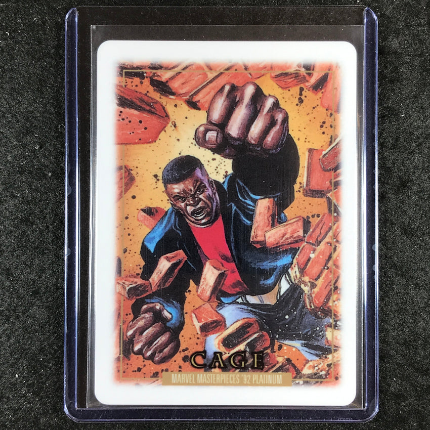 2024 Marvel Masterpieces '92 Platinum CAGE Base Metallurgy #17