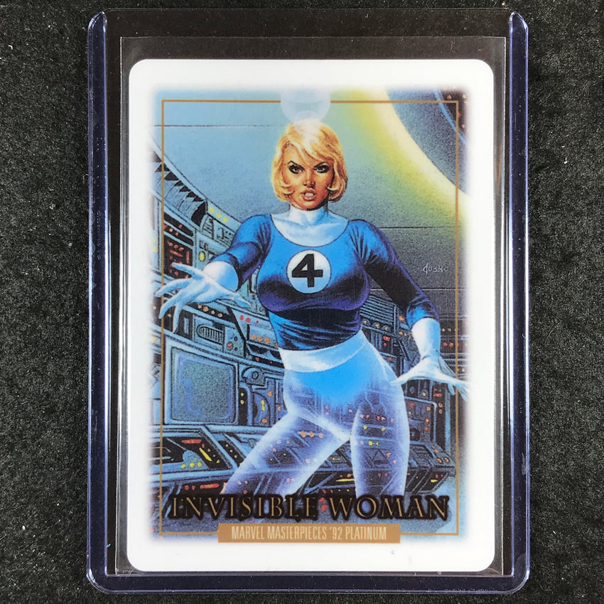 2024 Marvel Masterpieces '92 Platinum INVISIBLE WOMAN Base Metallurgy #39