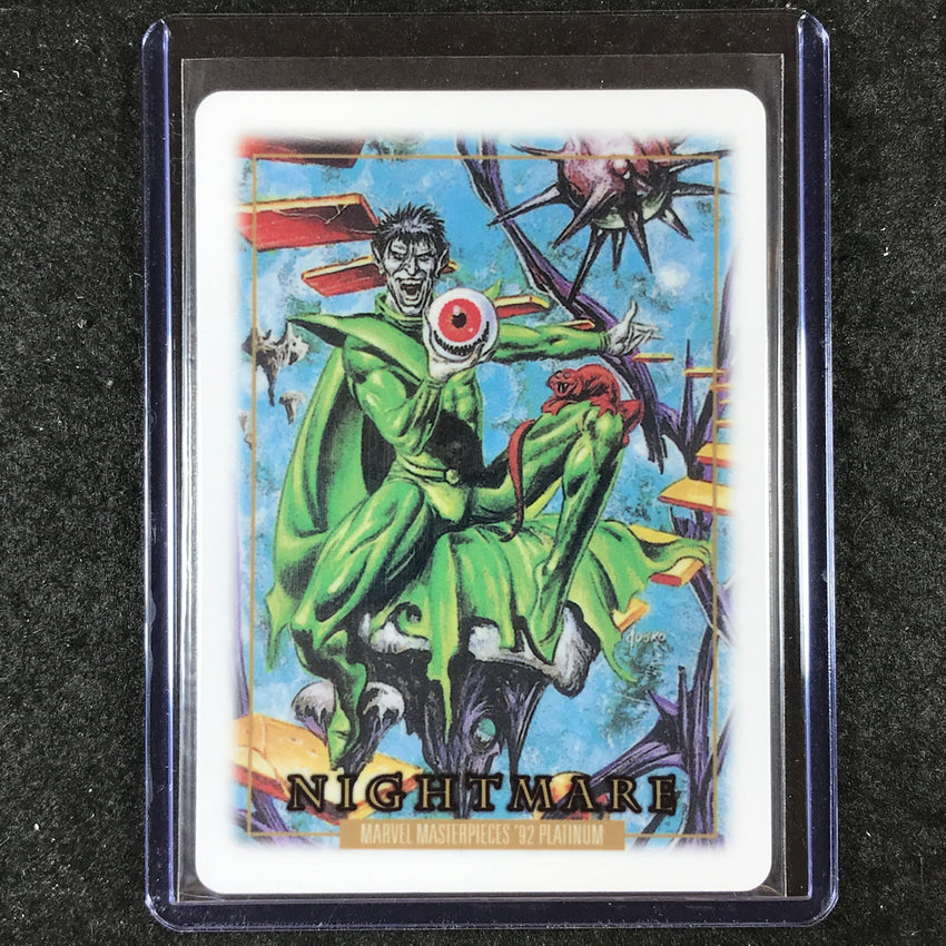 2024 Marvel Masterpieces '92 Platinum NIGHTMARE Base Metallurgy #61
