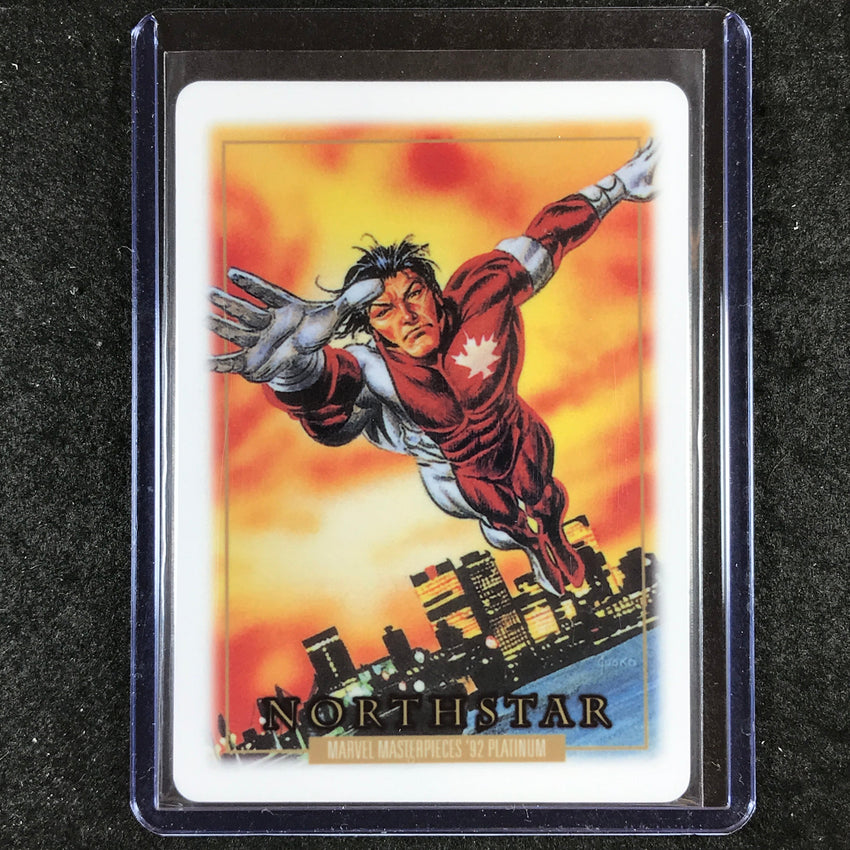 2024 Marvel Masterpieces '92 Platinum NORTHSTAR Base Metallurgy #69