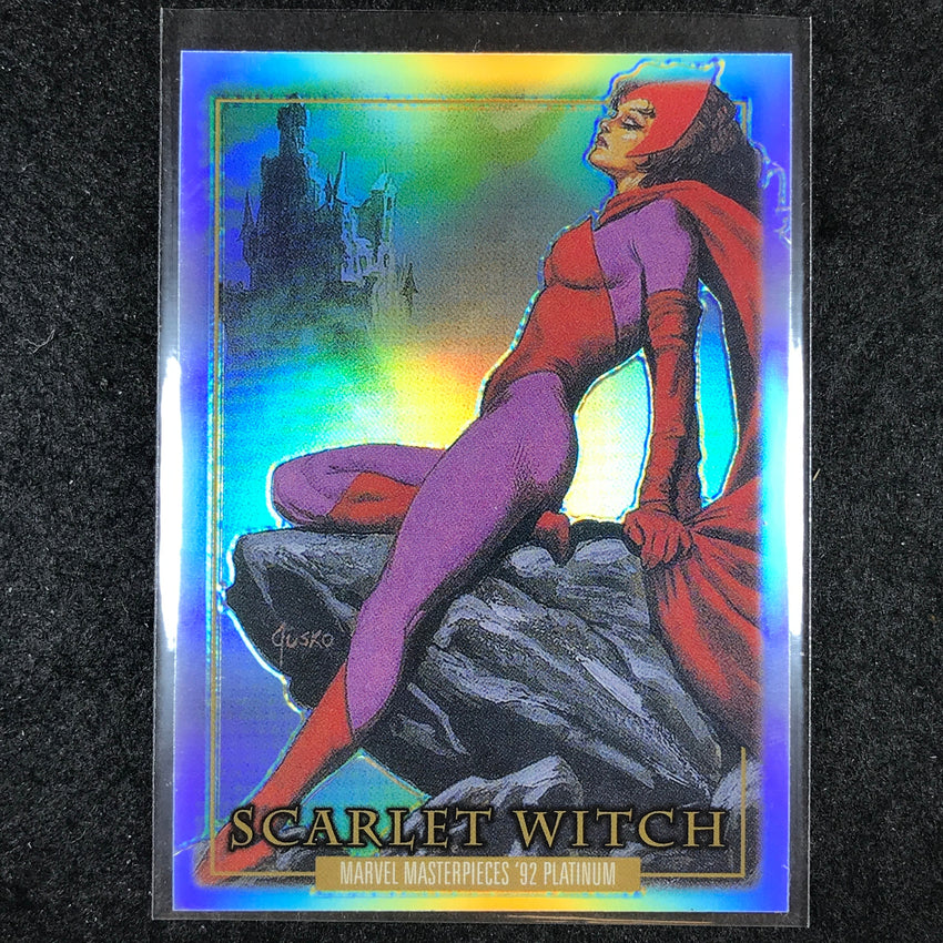 2024 Marvel Masterpieces '92 Platinum SCARLET WITCH Base Rainbow #47