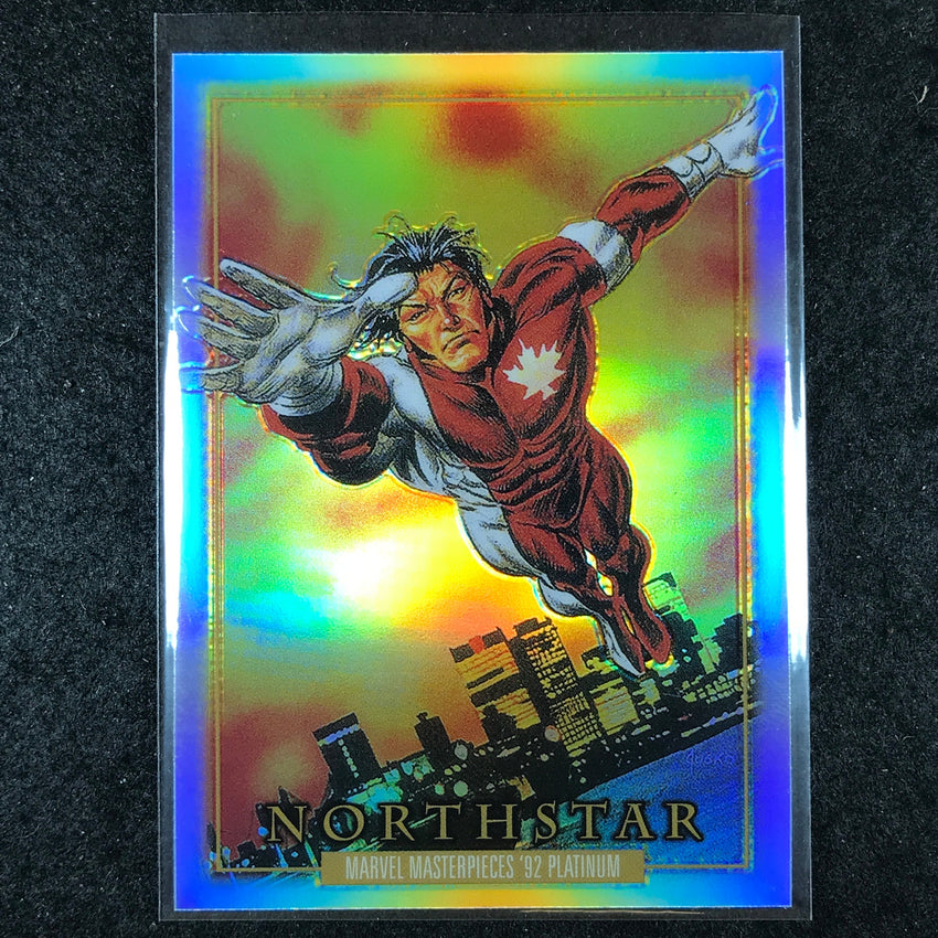 2024 Marvel Masterpieces '92 Platinum NORTHSTAR Base Rainbow #69