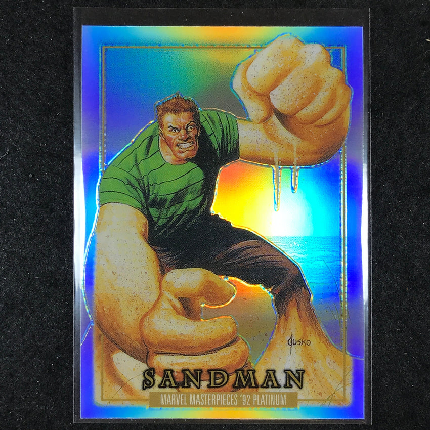 2024 Marvel Masterpieces '92 Platinum SANDMAN Base Rainbow #77