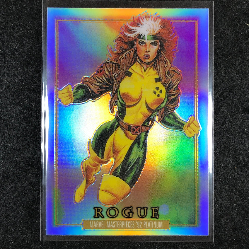 2024 Marvel Masterpieces '92 Platinum ROGUE Base Rainbow #79