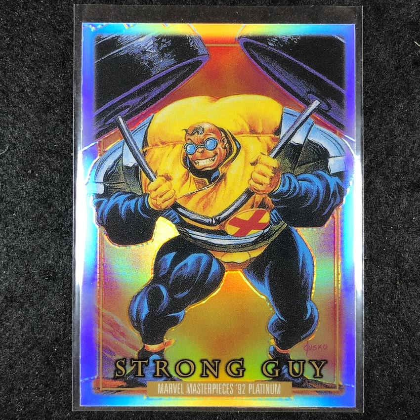 2024 Marvel Masterpieces '92 Platinum STRONG GUY Base Rainbow #85