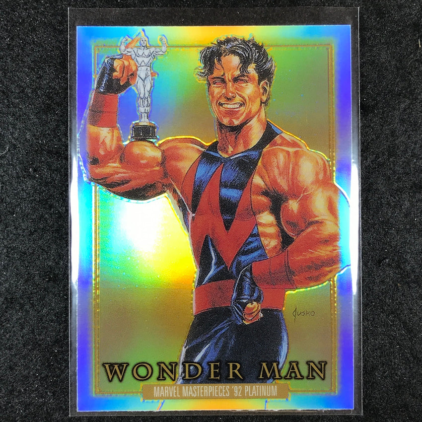 2024 Marvel Masterpieces '92 Platinum WONDER MAN Base Rainbow #93