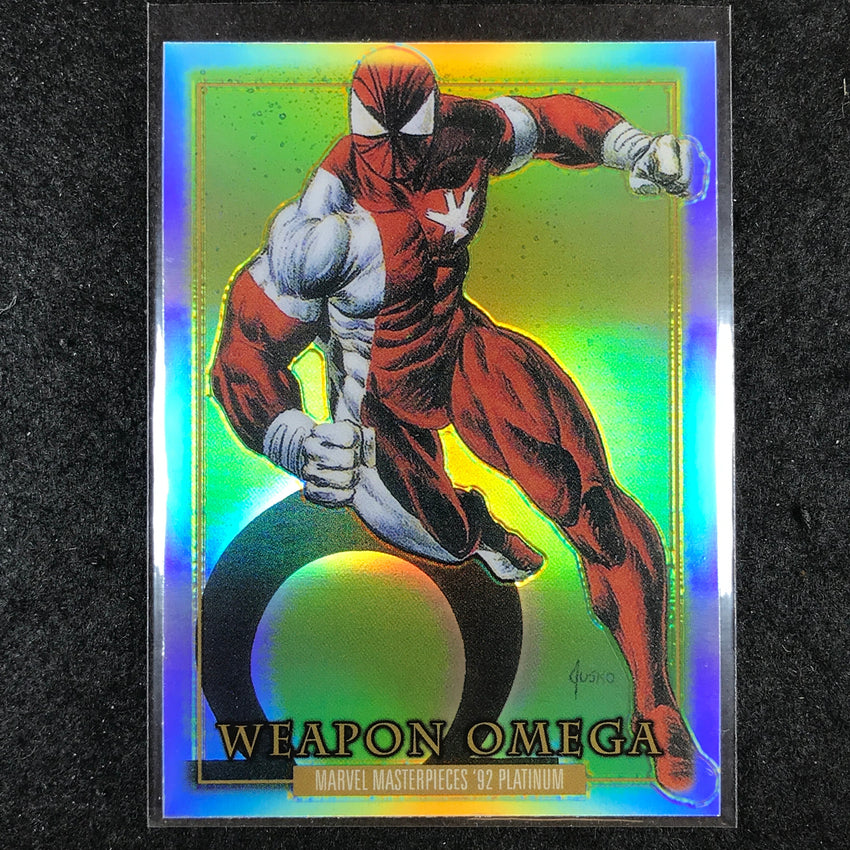 2024 Marvel Masterpieces '92 Platinum WEAPON OMEGA Base Rainbow #96