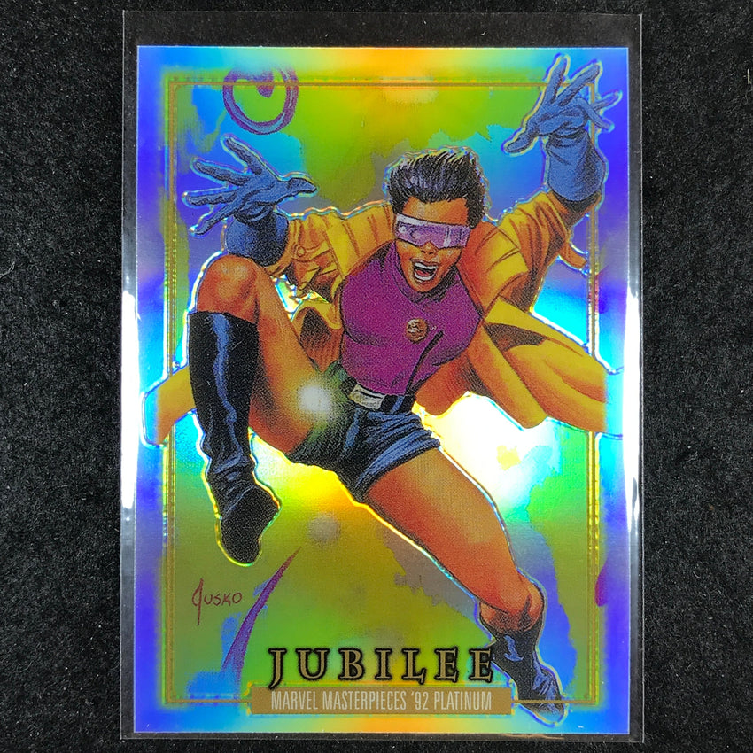 2024 Marvel Masterpieces '92 Platinum JUBILEE Base Rainbow #100