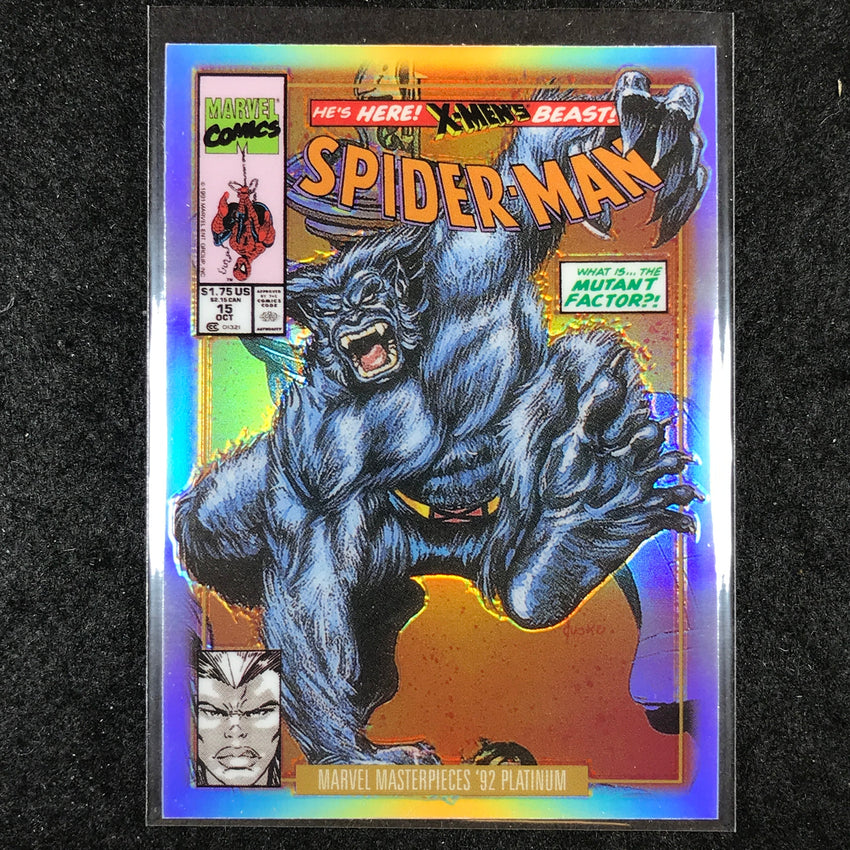 2024 Marvel Masterpieces '92 Platinum BEAST Variant Cover Rainbow #7
