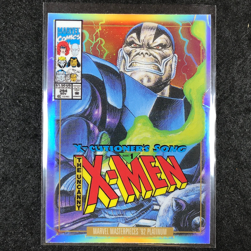 2024 Marvel Masterpieces '92 Platinum APOCALYPSE Variant Cover Rainbow #9