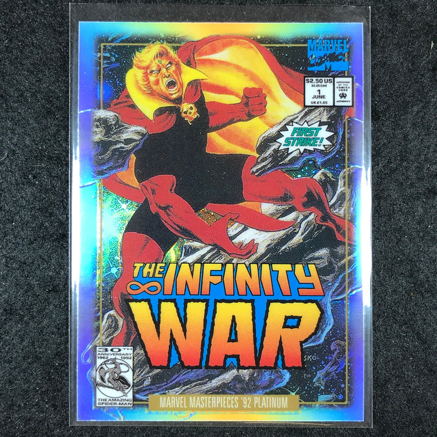 2024 Marvel Masterpieces '92 Platinum ADAM WARLOCK Variant Cover Rainbow #10
