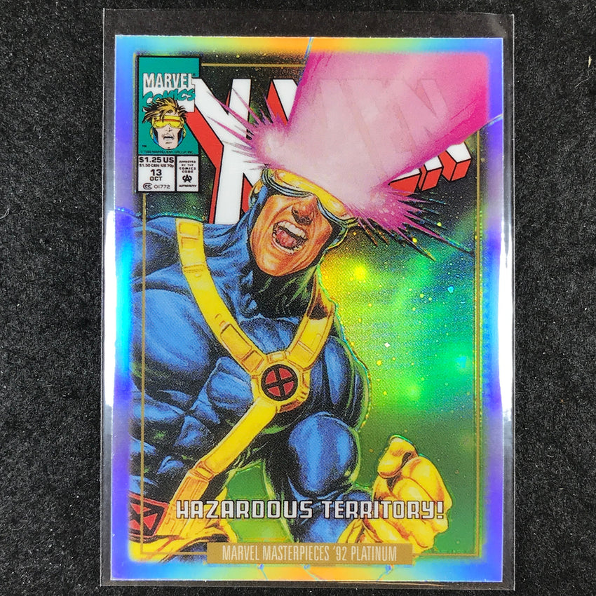 2024 Marvel Masterpieces '92 Platinum CYCLOPS Variant Cover Rainbow #13