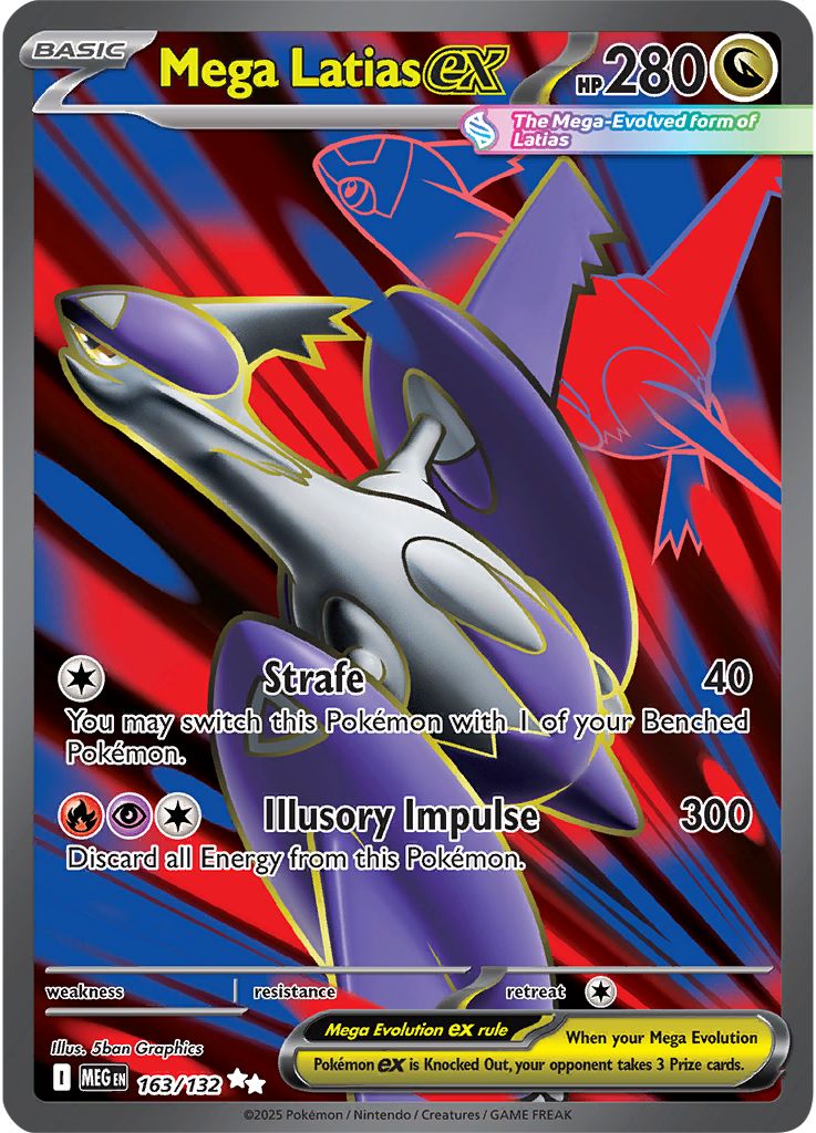 Mega Latias ex - [  163/132 ] - Ultra Rare - Pokemon ME01 Mega Evolution