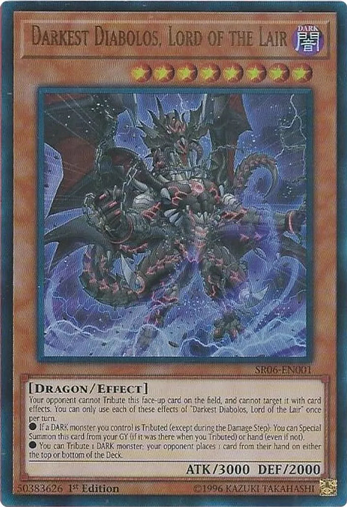 Darkest Diabolos, Lord of the Lair - SR06-EN001 - Ultra Rare Structure Deck: Lair of Darkness 1st Edition