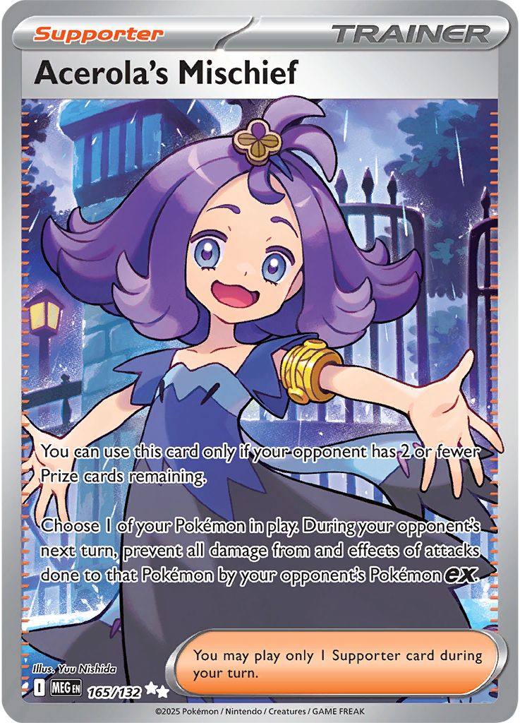 Acerola's Mischief - [  165/132 ] - Ultra Rare - Pokemon ME01 Mega Evolution