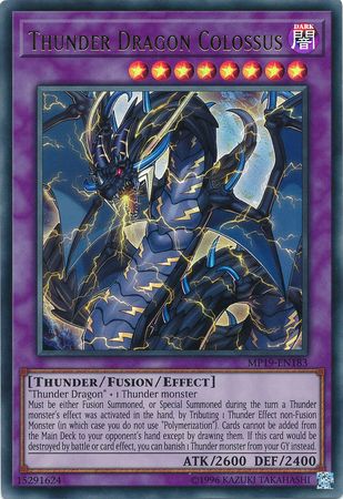 Thunder Dragon Colossus - MP19-EN183 - Ultra Rare Unlimited