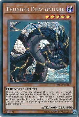 Thunder Dragondark - MP19-EN167 - Prismatic Secret Rare Unlimited