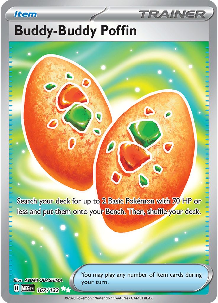 Buddy-Buddy Poffin - [  167/132 ] - Ultra Rare - Pokemon ME01 Mega Evolution