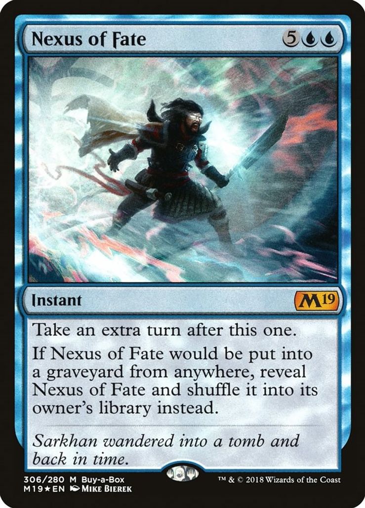 FOIL Nexus Of Fate 306/280 - Mythic Core Set 2019 Buy-A-Box Promo