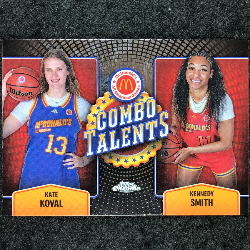 2024 Topps Chrome McDonald's All American KOVAL SMITH Combo Talents Base #KAT