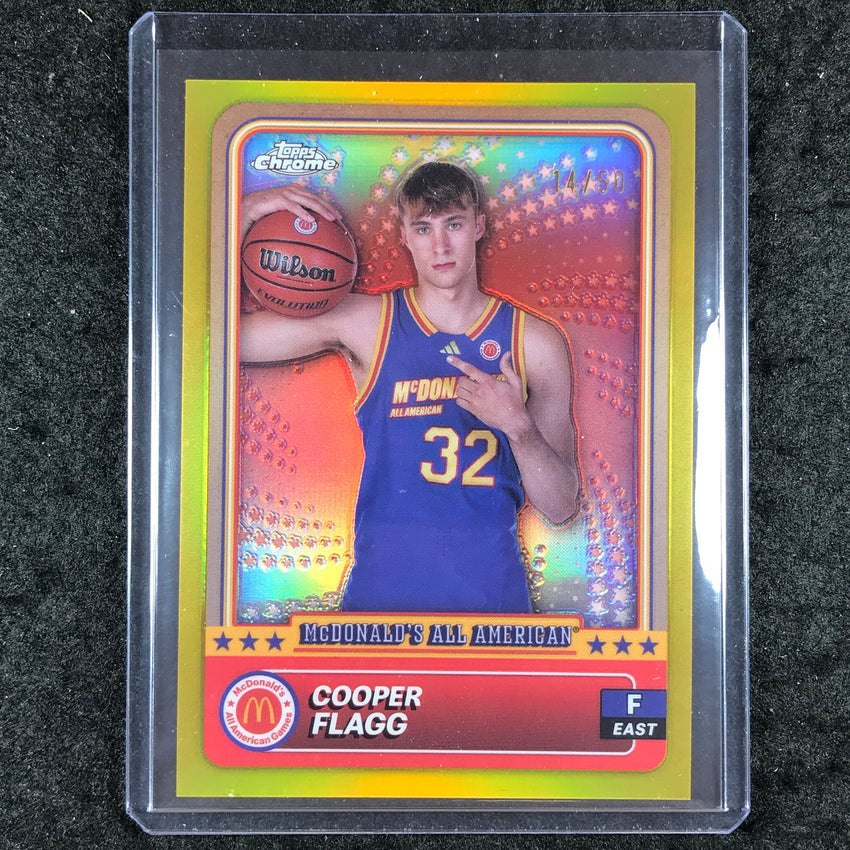 2024 Topps Chrome McDonald's All American COOPER FLAGG Gold 14/50 #78