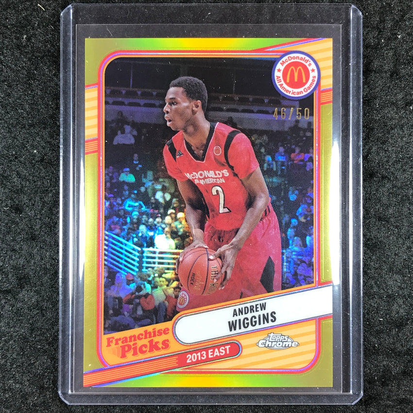 2024 Topps Chrome McDonald's All American ANDREW WIGGINS Franchise Gold 46/50