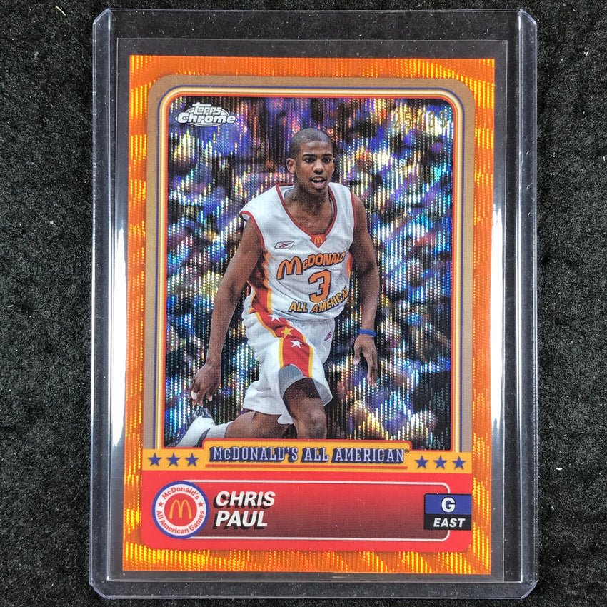 2024 Topps Chrome McDonald's All American CHRIS PAUL Orange Wave 25/35 #46
