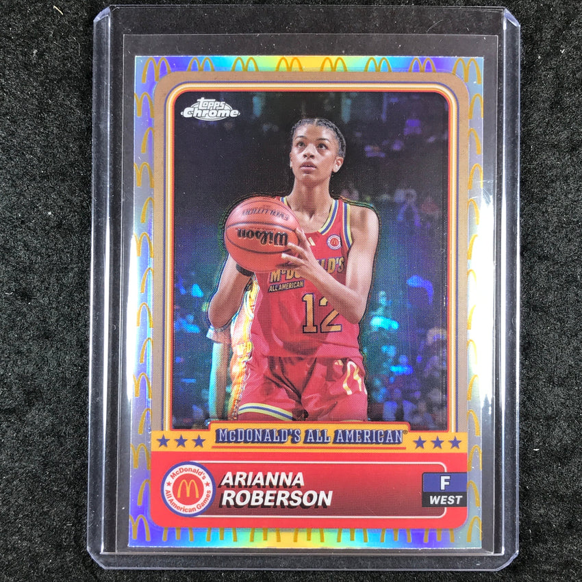 2024 Topps Chrome McDonald's All American ARIANNA ROBERSON McDonald's Logo #22