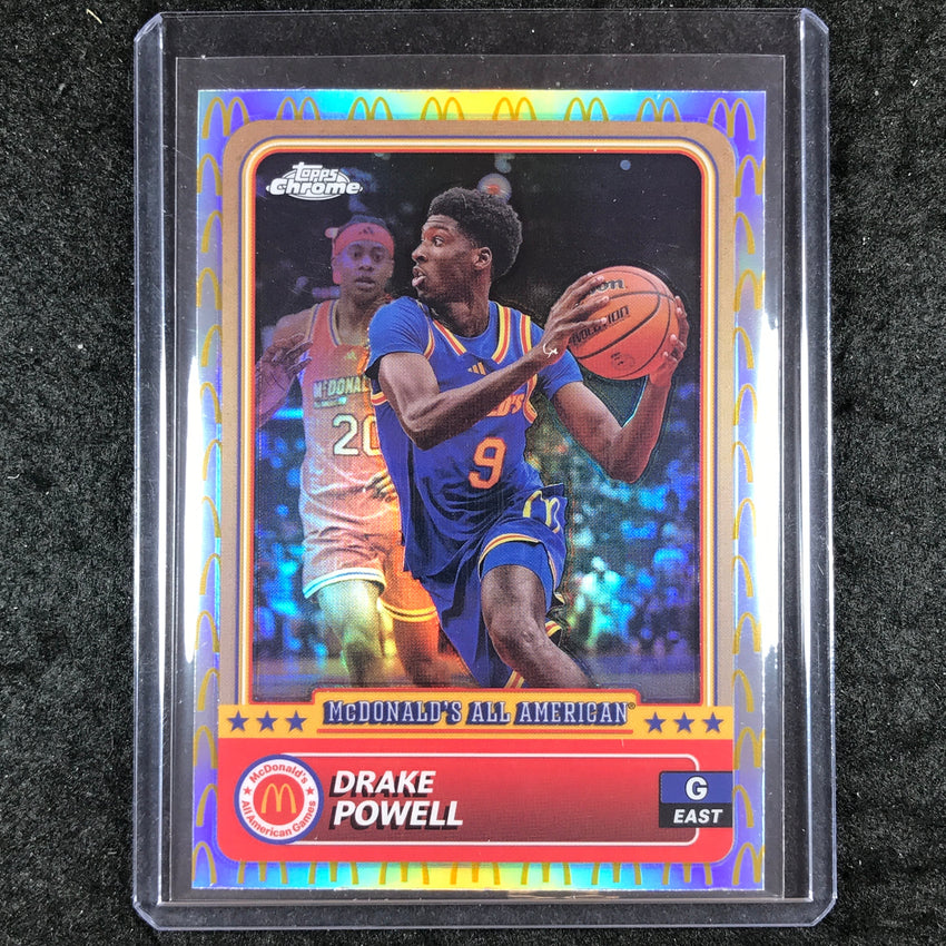 2024 Topps Chrome McDonald's All American DRAKE POWELL McDonald's Logo #31