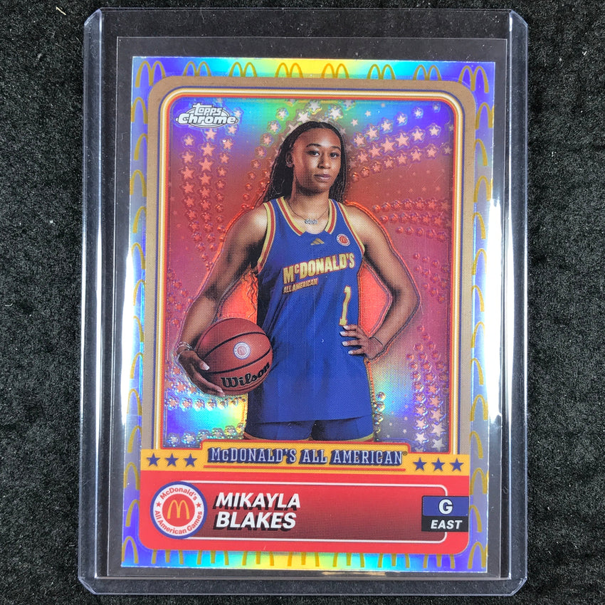 2024 Topps Chrome McDonald's All American MIKAYLA BLAKES McDonald's Logo #51