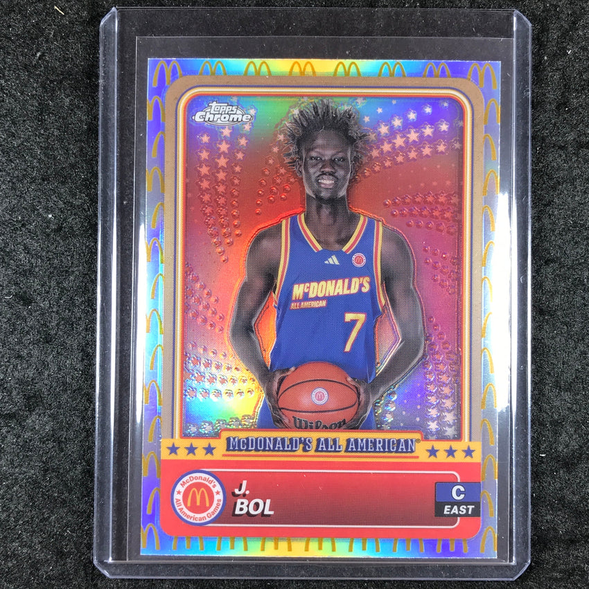 2024 Topps Chrome McDonald's All American J. BOL McDonald's Logo Refractor #76