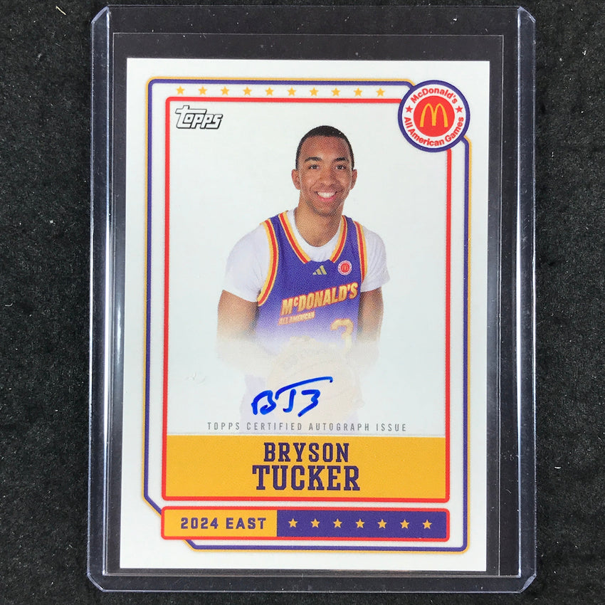 2024 Topps Chrome McDonald's All American BRYSON TUCKER Event Autographs #BT