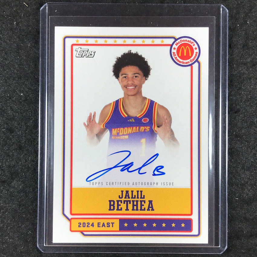 2024 Topps Chrome McDonald's All American JALIL BETHEA Event Autographs #JB