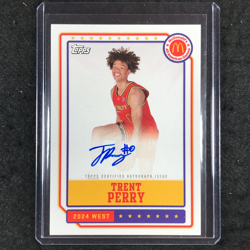 2024 Topps Chrome McDonald's All American TRENT PERRY Event Autographs #TP